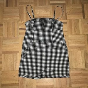 Gingham mini dress